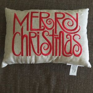 NWOT Merry Christmas Pillow